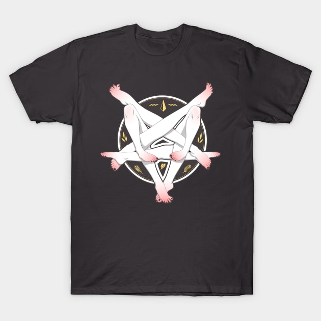 Orgasmic Pentagram T-Shirt by sergiosaucedo